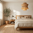 Linen Gourd Pendant Lamp