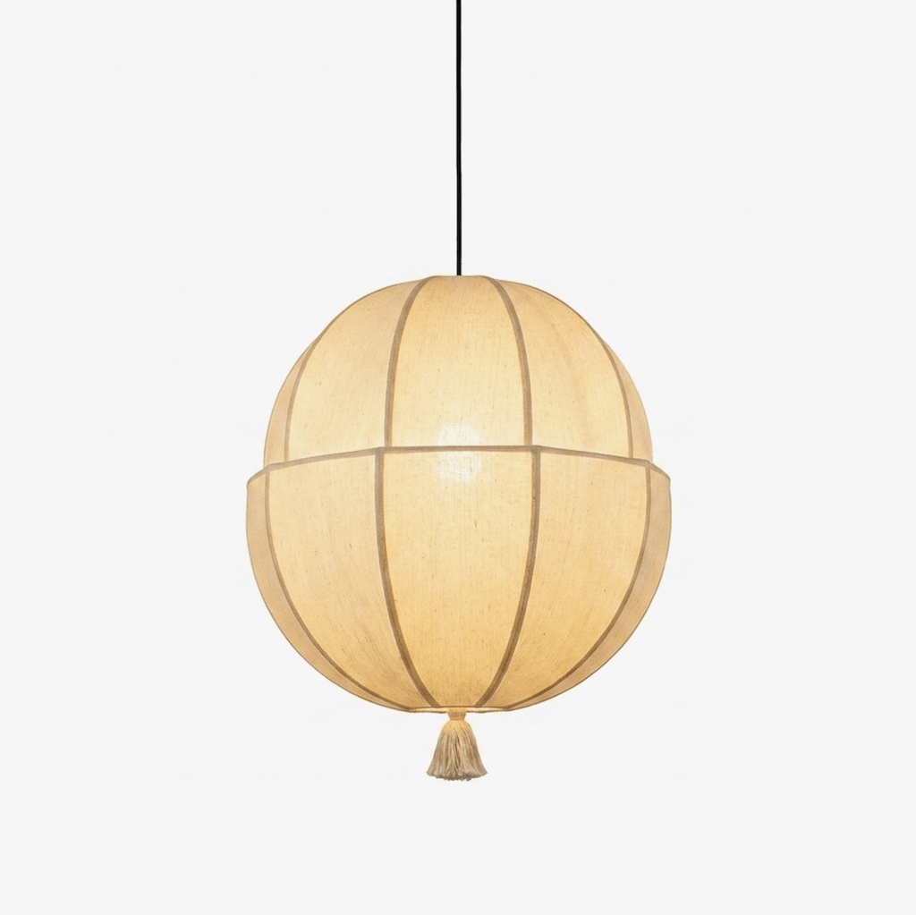 Celene Fabric Lantern Pendant Light