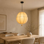 Celene Fabric Lantern Pendant Light
