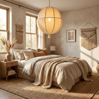 Celene Fabric Lantern Pendant Light