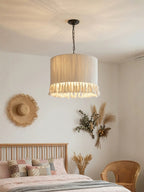 Marlow Tasseled Cotton Pendant Light