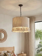 Marlow Tasseled Cotton Pendant Light