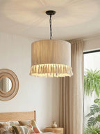 Marlow Tasseled Cotton Pendant Light