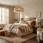 Jute Fringe Drum Pendant Lamp