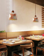 Microcement Textured Pendant Light