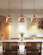 Microcement Textured Pendant Light