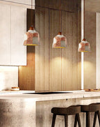 Microcement Textured Pendant Light