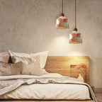 Microcement Textured Pendant Light