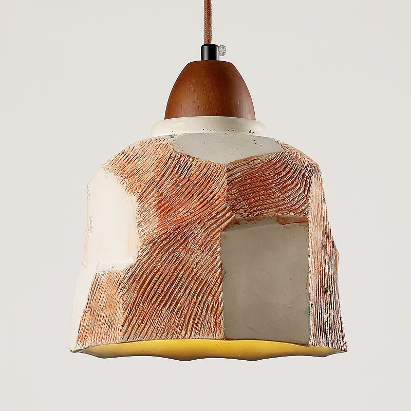 Microcement Textured Pendant Light