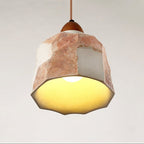 Microcement Textured Pendant Light