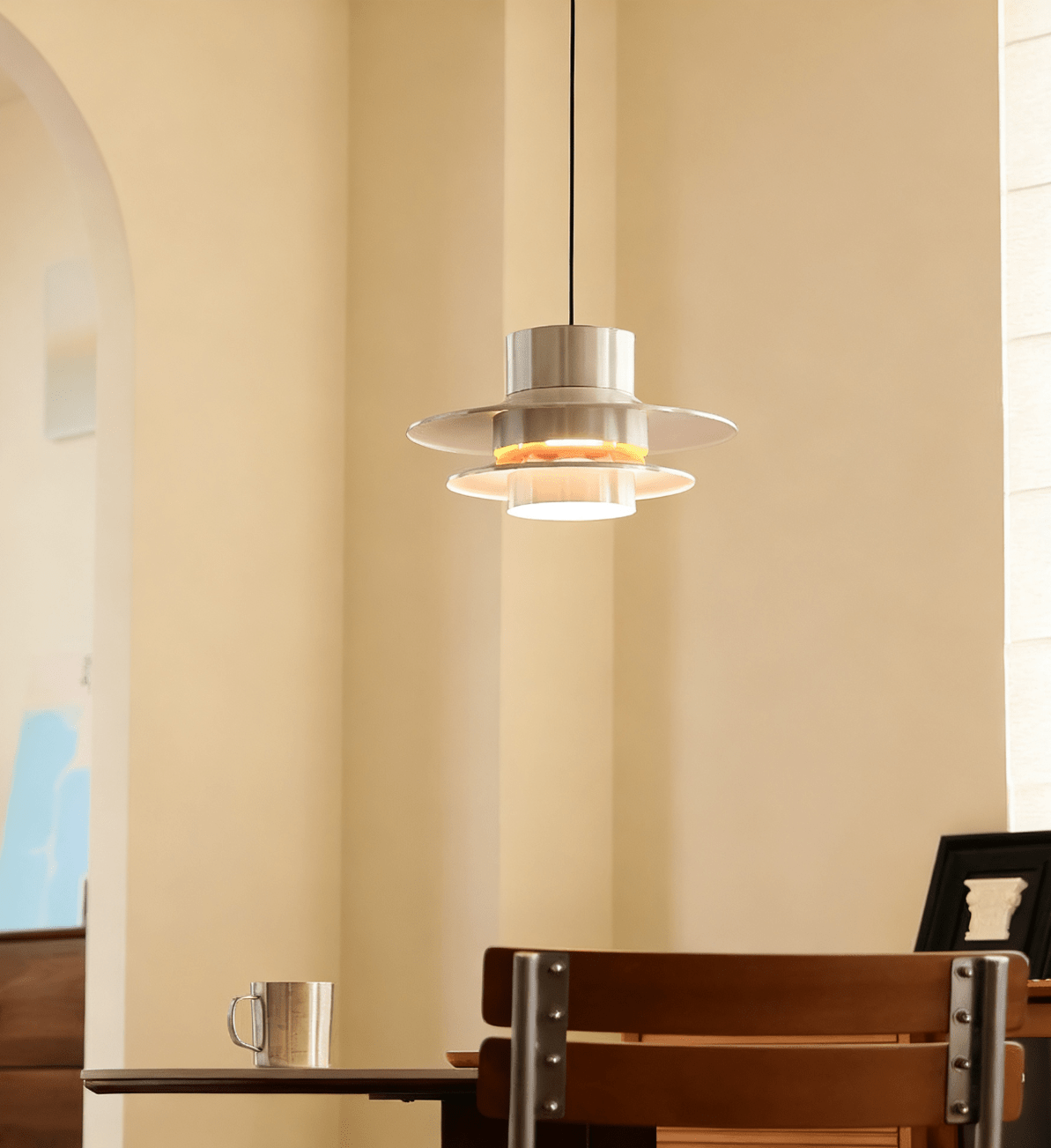 Caelith Chrome Pendant Light
