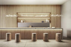 Geometric Linear Grid Pendant Lamp