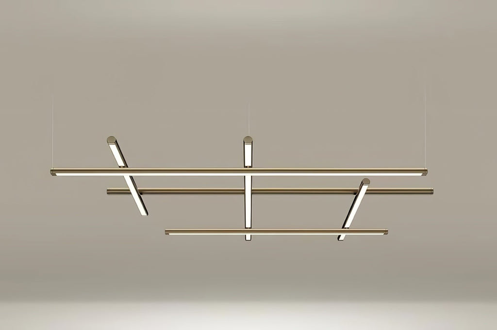 Geometric Linear Grid Pendant Lamp