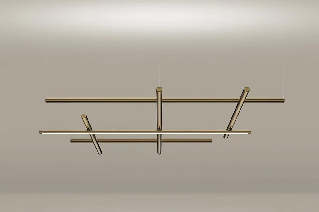 Geometric Linear Grid Pendant Lamp