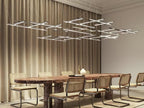 Geometric Linear Grid Pendant Lamp