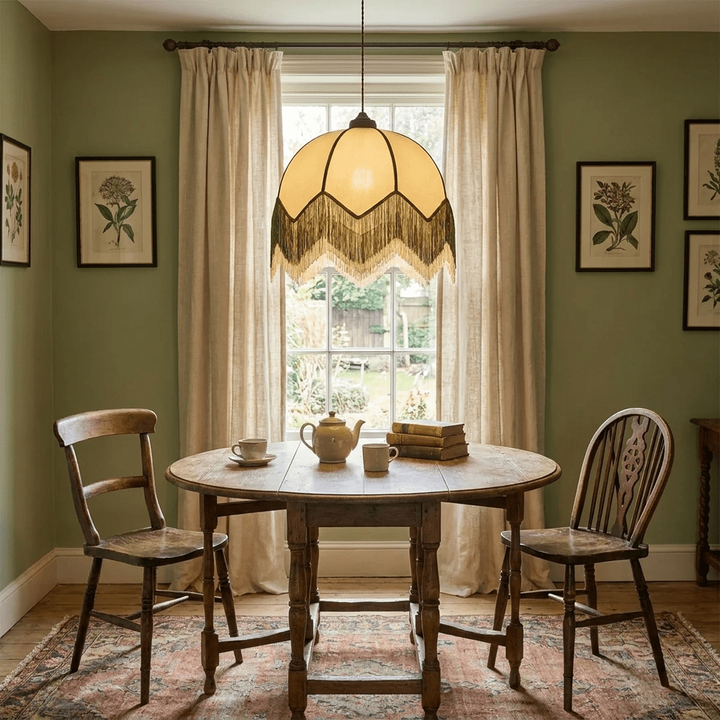 Velario Fringe Dome Pendant Light