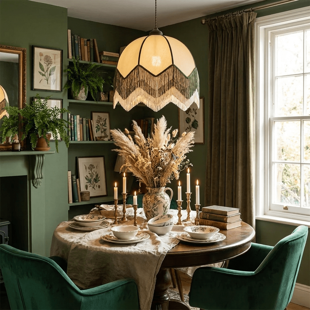 Velario Fringe Dome Pendant Light