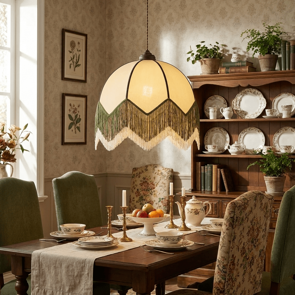 Velario Fringe Dome Pendant Light