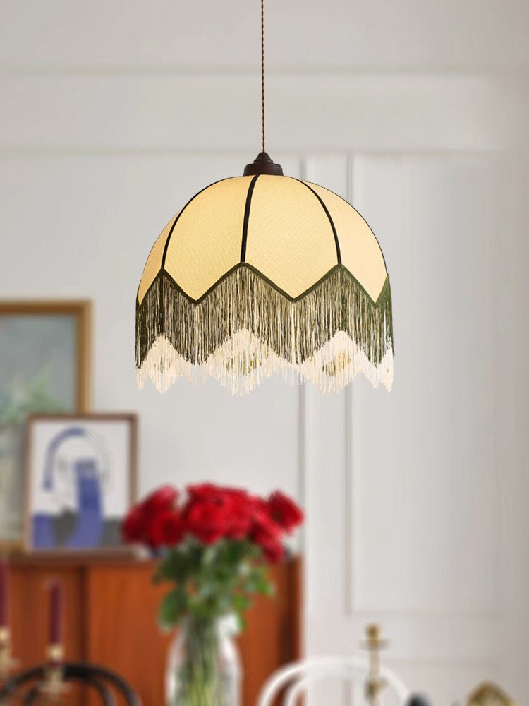 Velario Fringe Dome Pendant Light