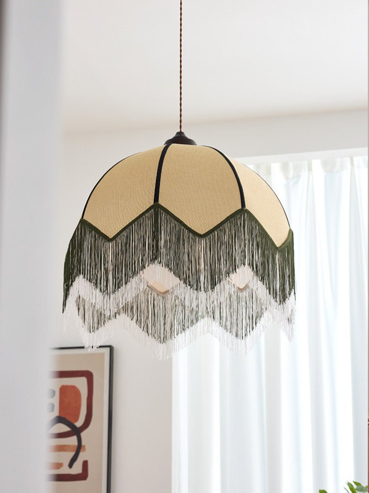 Velario Fringe Dome Pendant Light