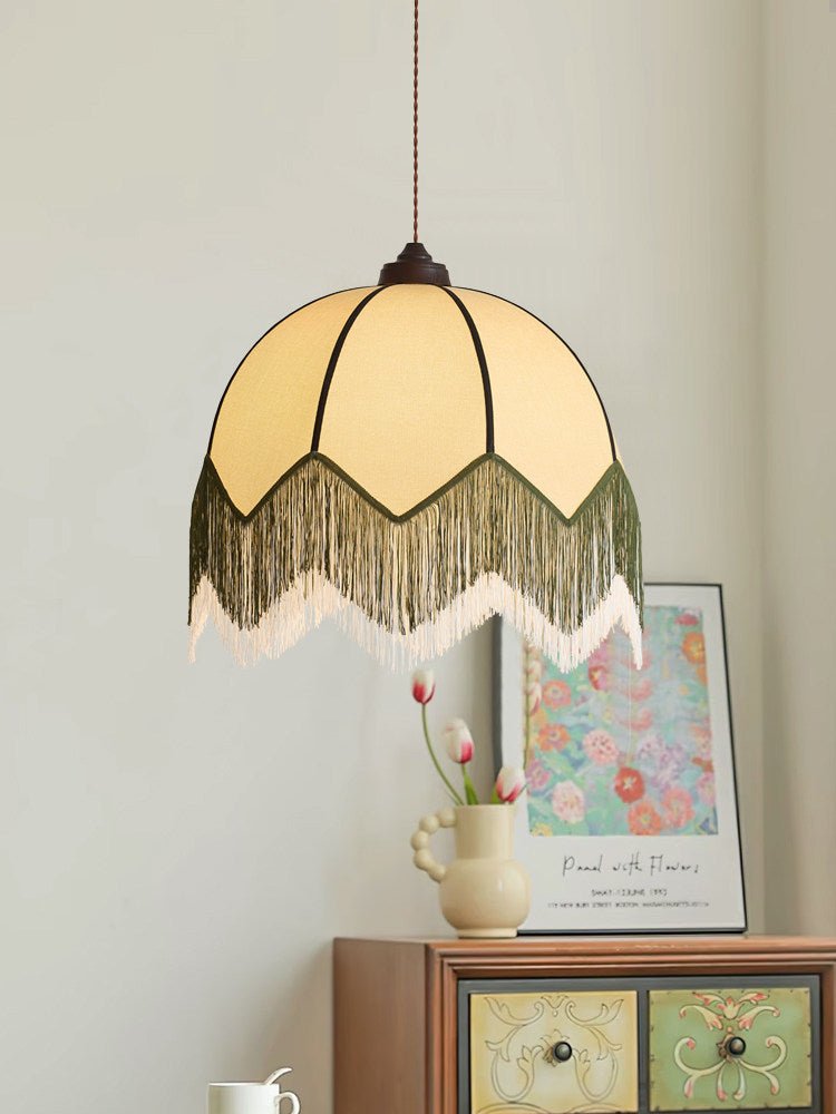 Velario Fringe Dome Pendant Light