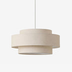 Lunara Layered Linen Pendant Light