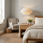 Lunara Layered Linen Pendant Light