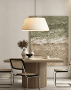 Dune Tapered Fabric Pendant Light