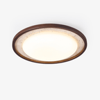 Travertine Wood Ceiling Light