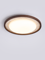 Travertine Wood Ceiling Light