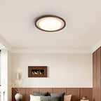Travertine Wood Ceiling Light
