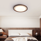 Travertine Wood Ceiling Light