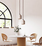 Elemental Travertine Mini Pendant Lamp