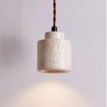 Elemental Travertine Mini Pendant Lamp