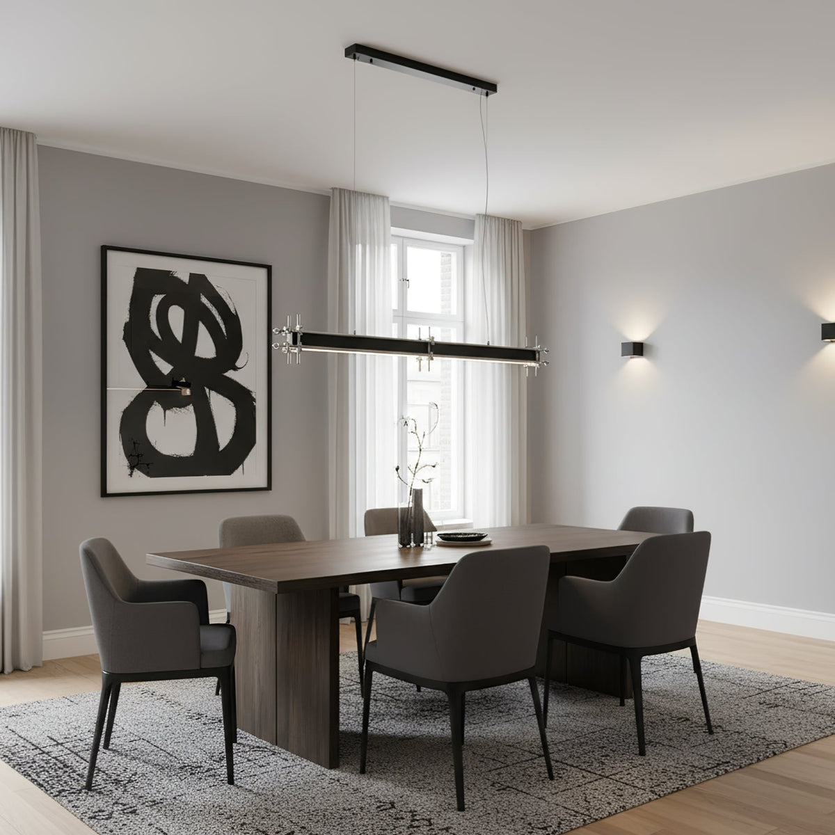 Industrial Axis Linear Pendant Lamp