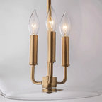 Lysander Clear Globe Pendant Lamp