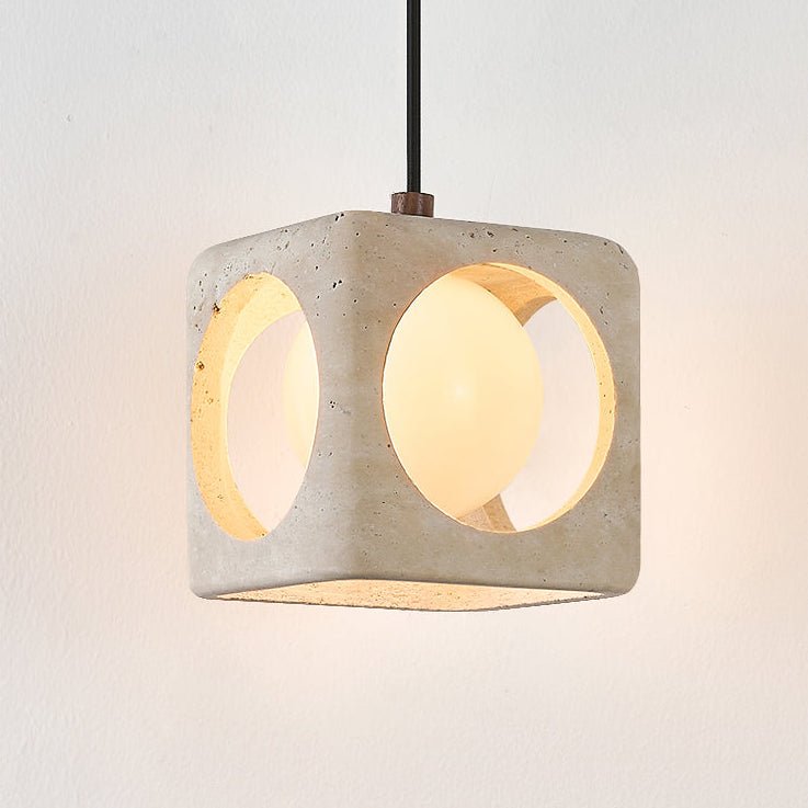 Kaelis Travertine Pendant Lamp