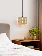 Dice Travertine Pendant Light