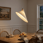 Lunaris Drift Silk Pendant Lamp