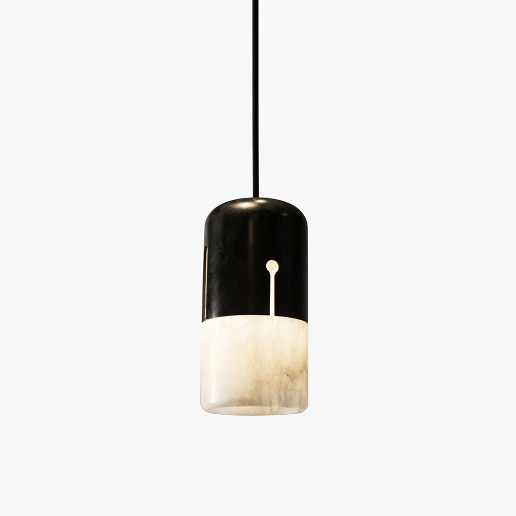 Duotone Capsule Alabaster Pendant Lamp