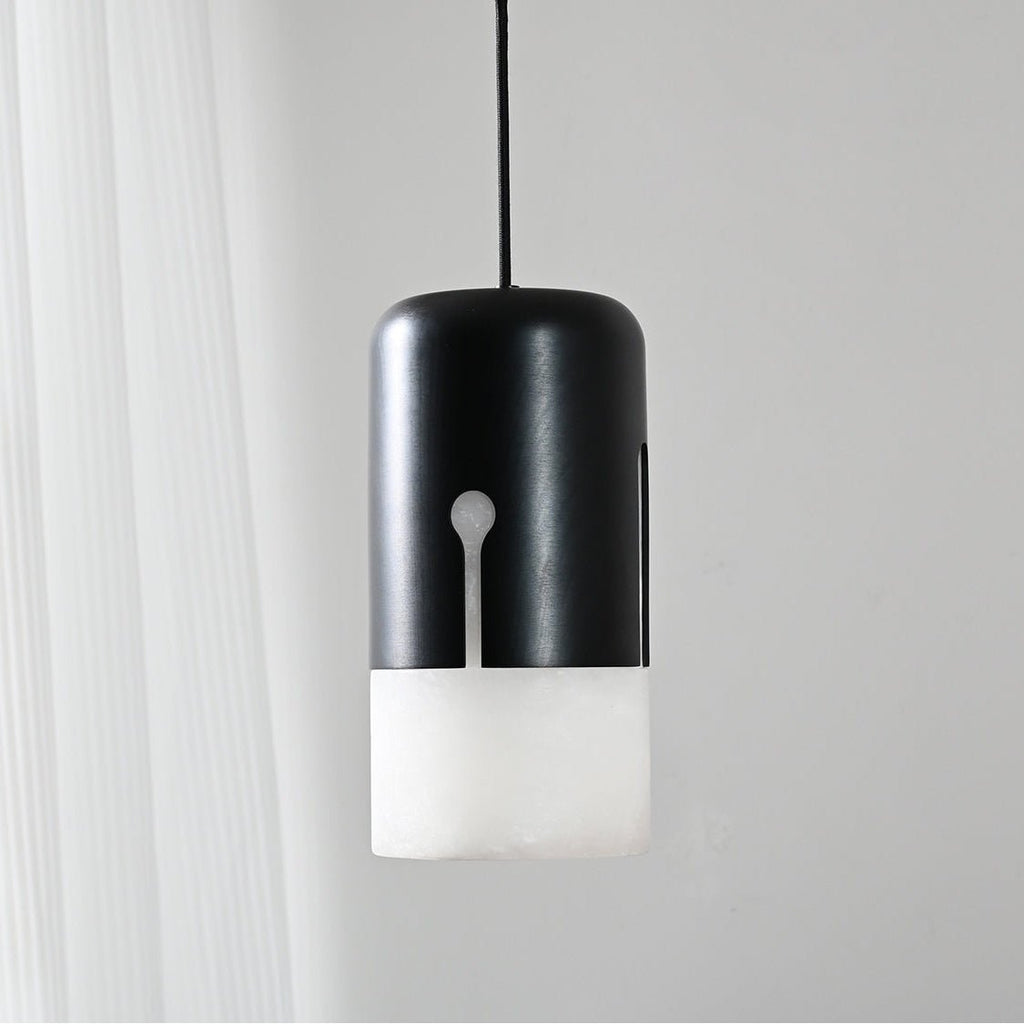 Duotone Capsule Alabaster Pendant Lamp