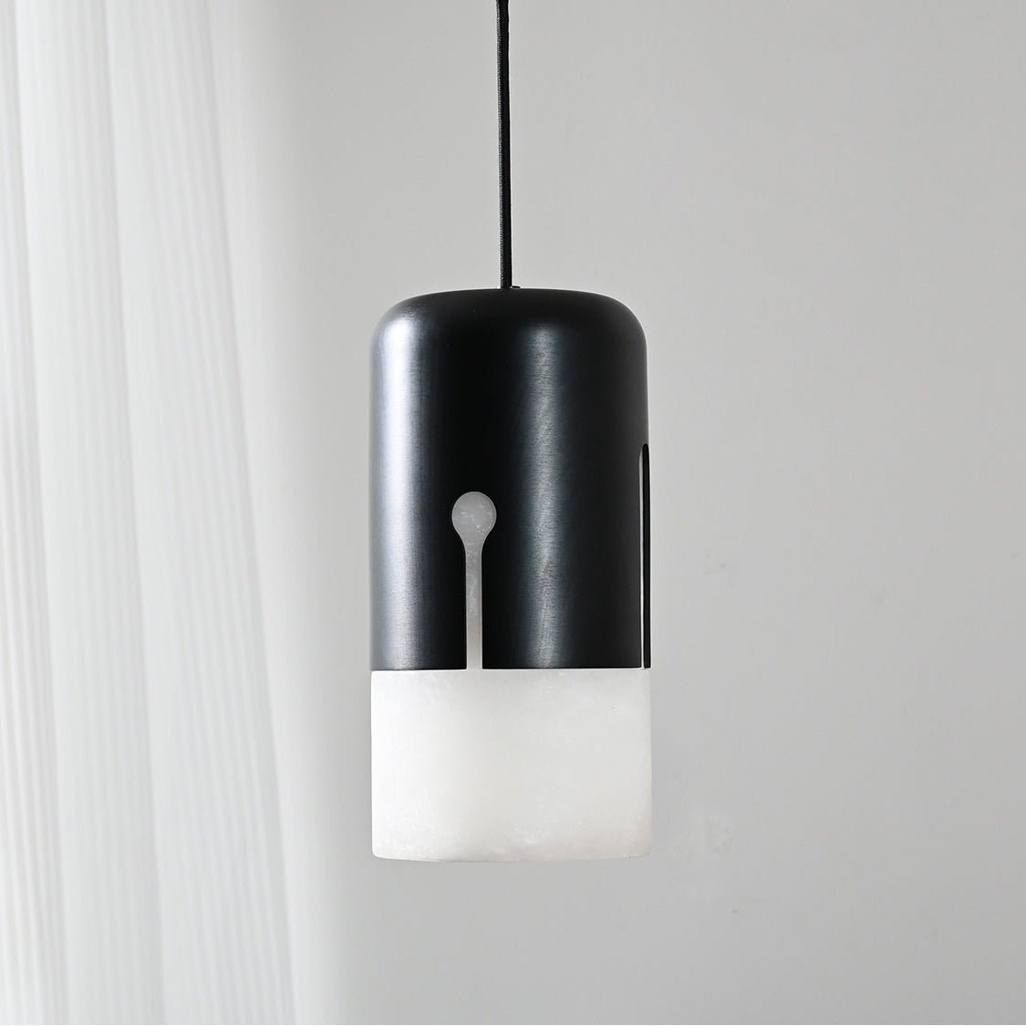Duotone Capsule Alabaster Pendant Lamp