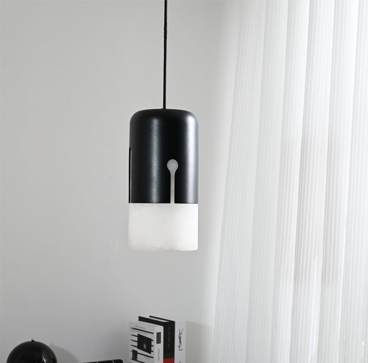 Duotone Capsule Alabaster Pendant Lamp