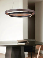Wood Halo Pendant Lamp