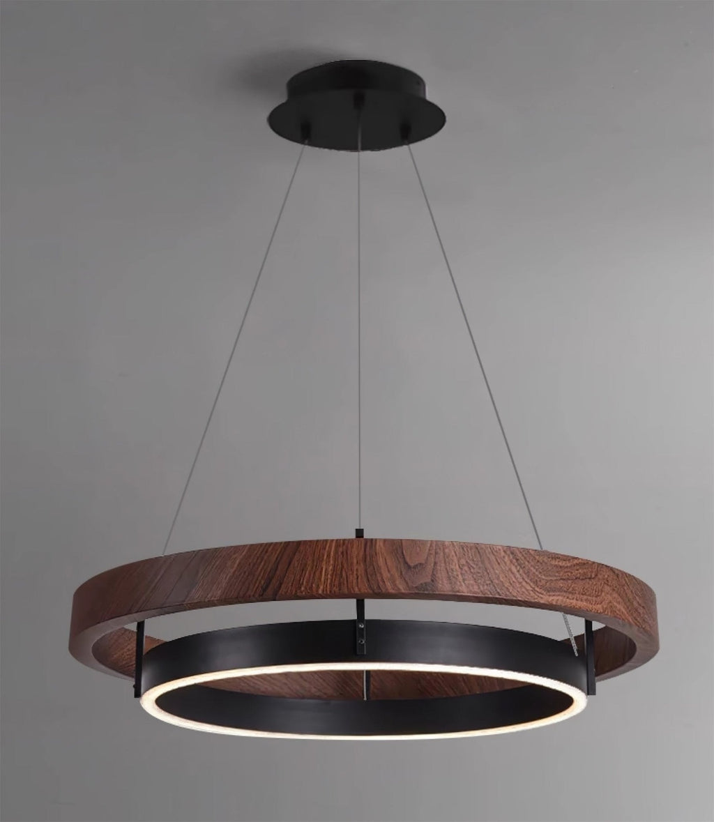 Wood Halo Pendant Lamp