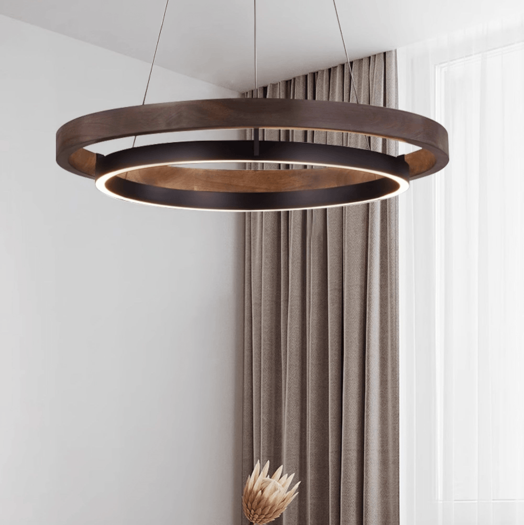 Wood Halo Pendant Lamp