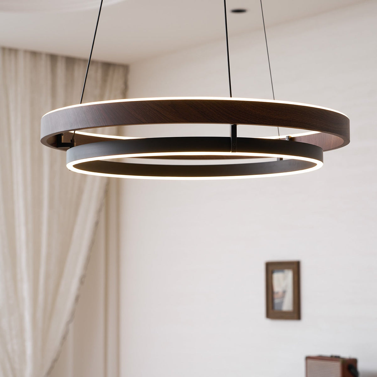 Wood Halo Pendant Lamp