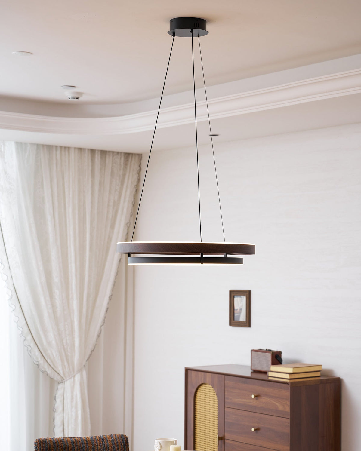 Wood Halo Pendant Lamp