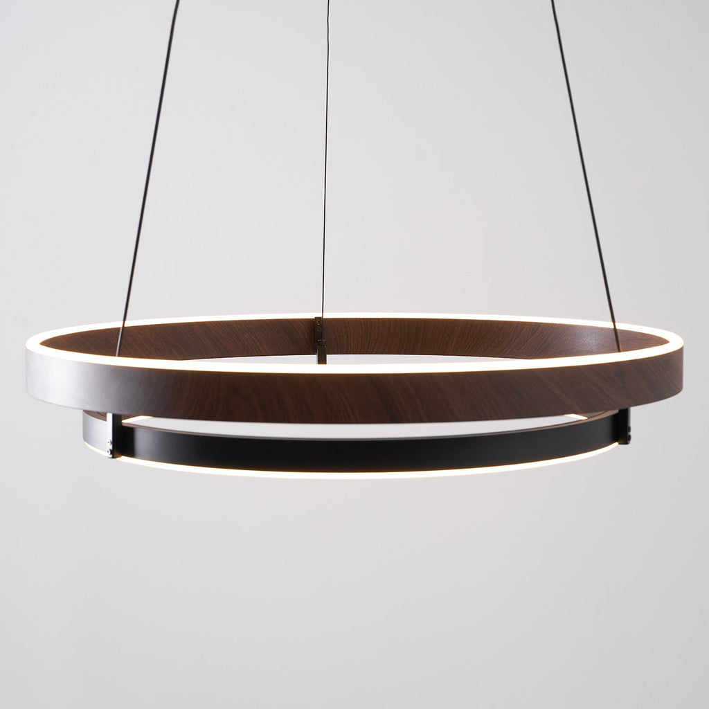Wood Halo Pendant Lamp