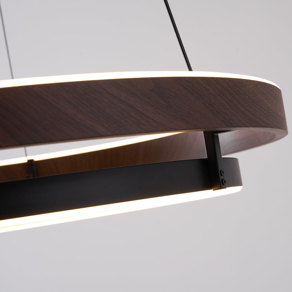 Wood Halo Pendant Lamp